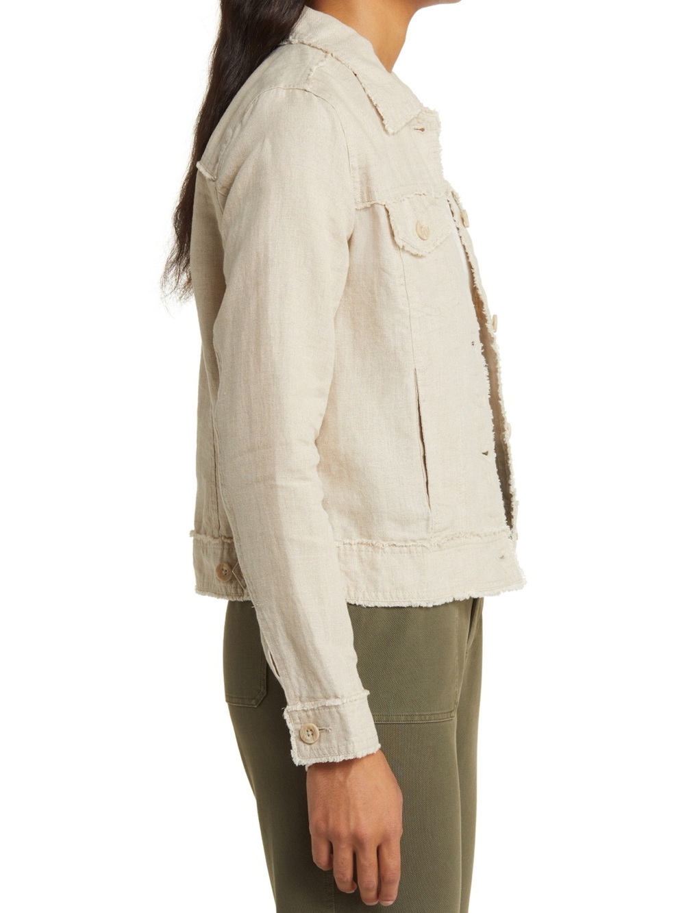 TOMMY BAHAMA Two Palms Linen Raw-Edge Jacket - Picture 5 of 16
